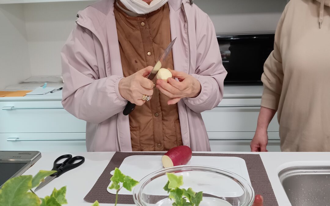 スイートポテトづくり