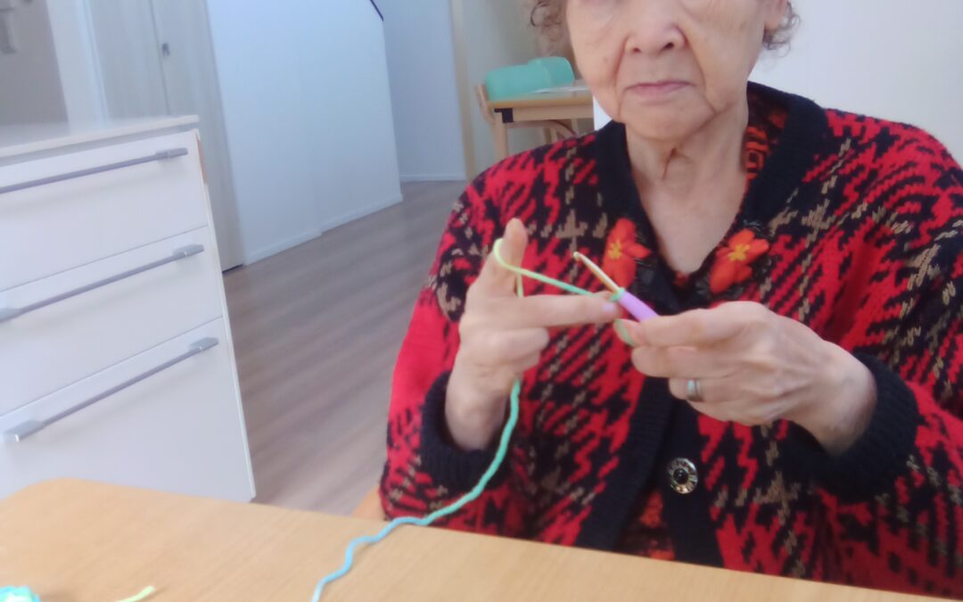 アクリルたわし作り