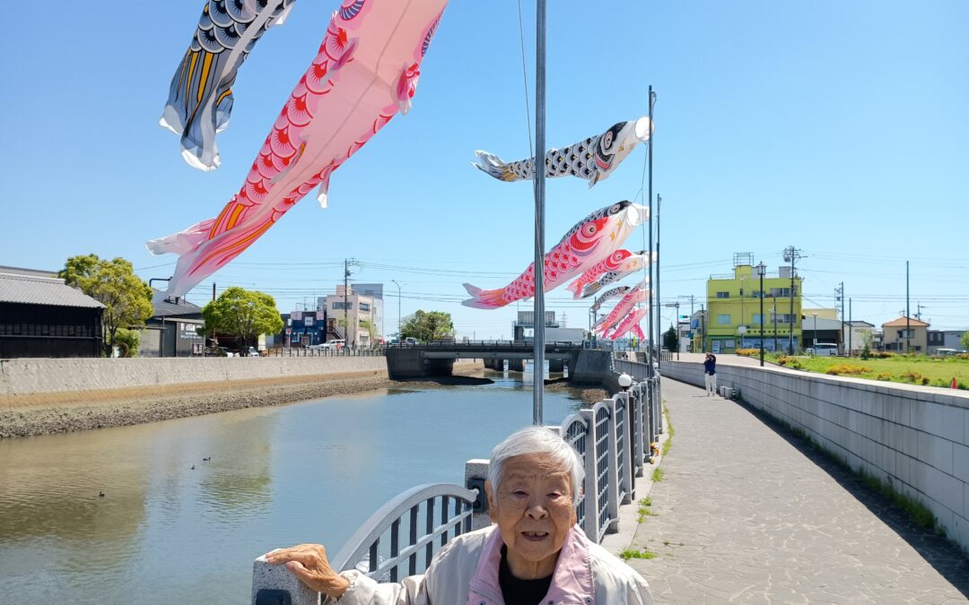 鯉のぼりを見に！